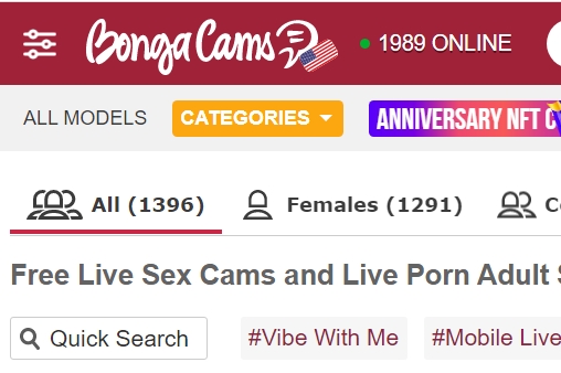 bongacams free tokens